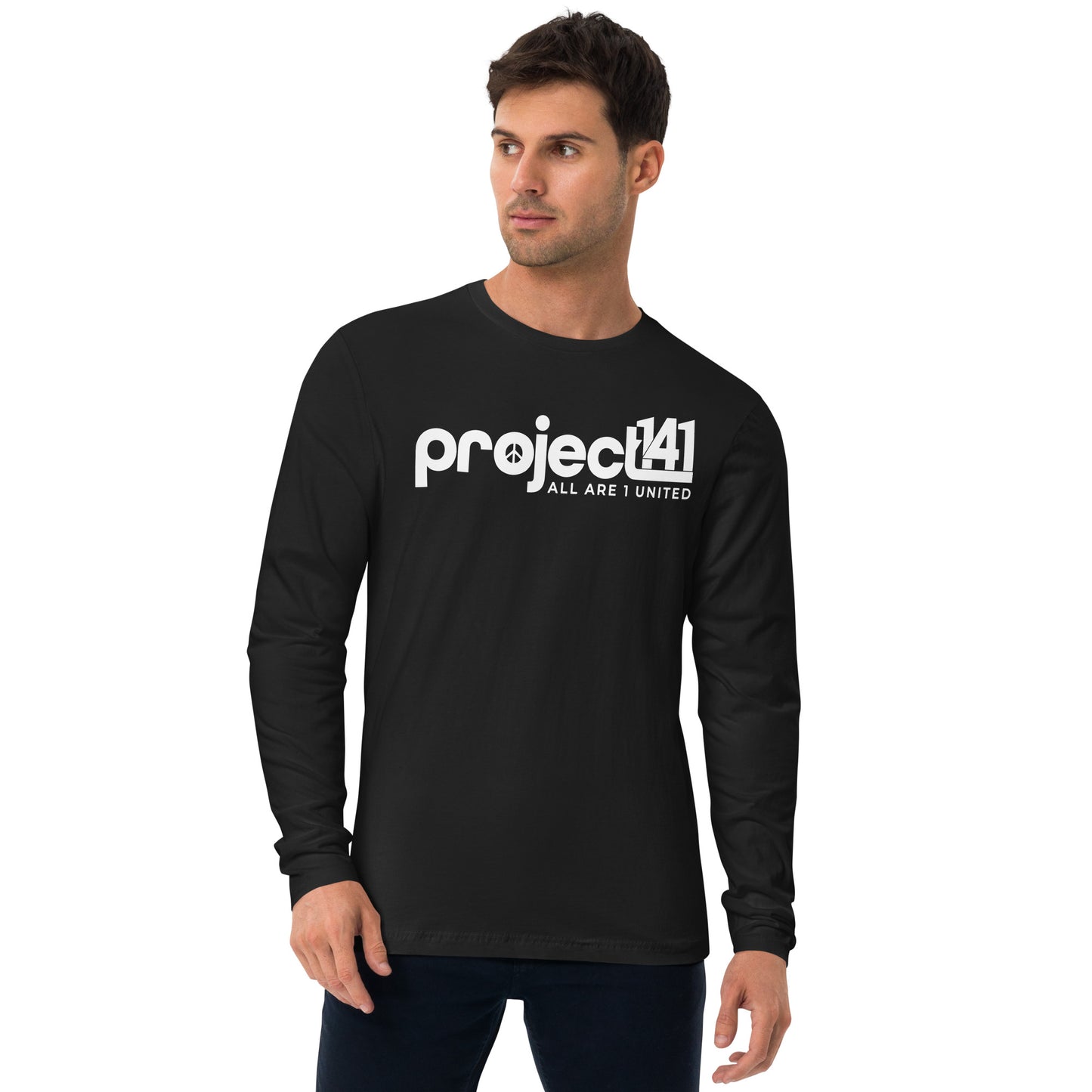 P141 Long Sleeve Fitted Dark Crew