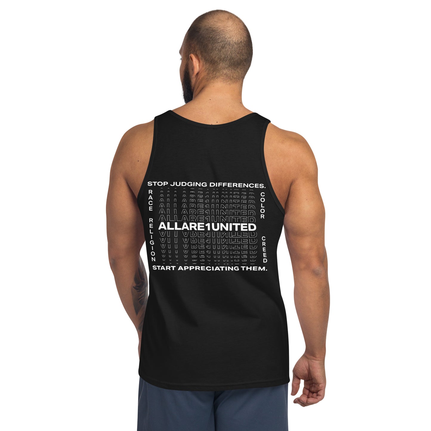 P141 Unisex Dark Tank Top