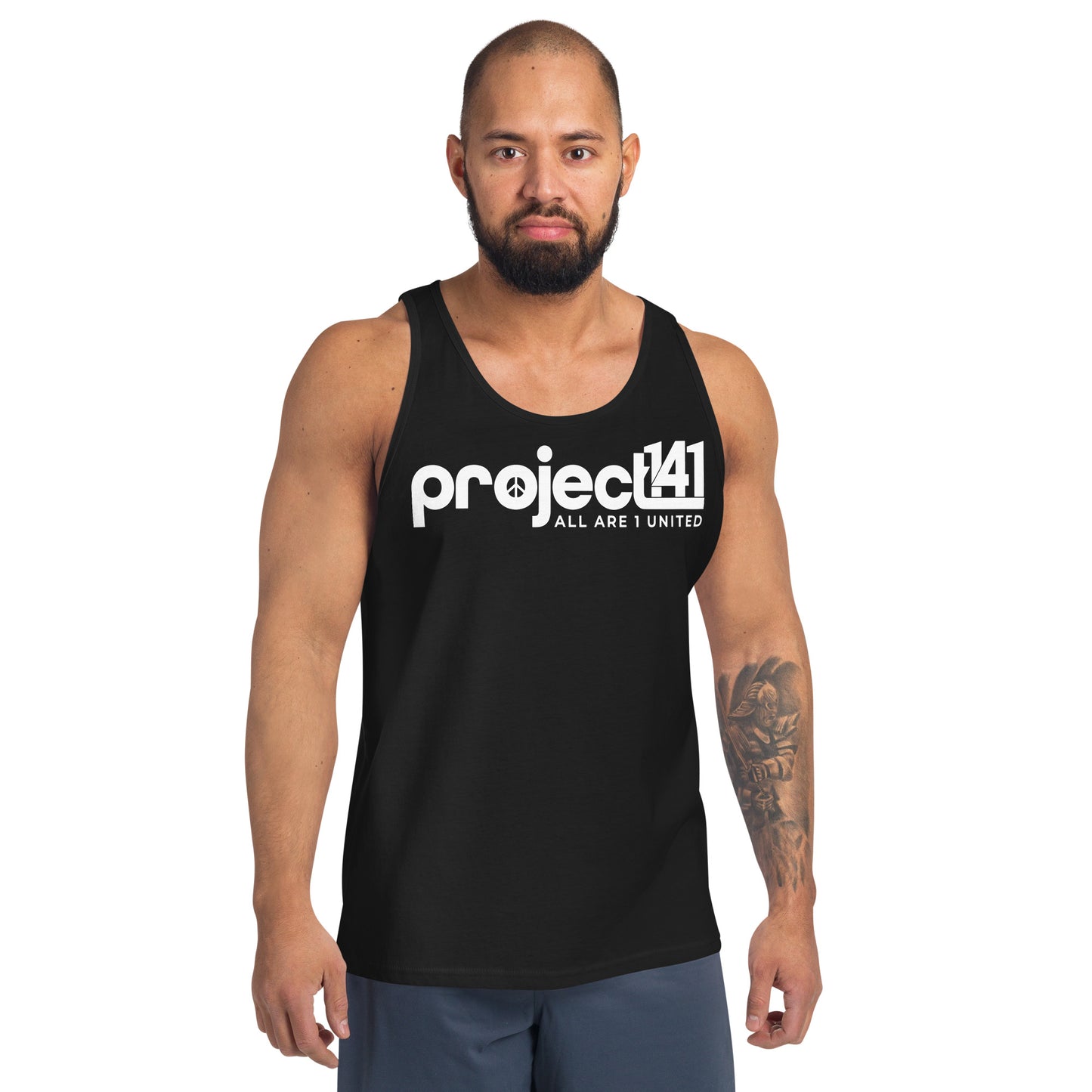 P141 Unisex Dark Tank Top