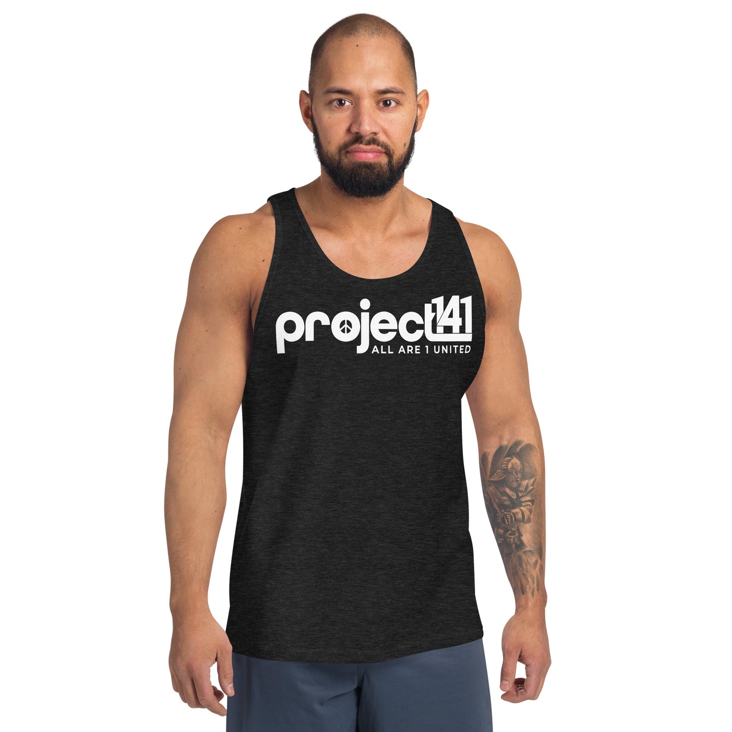 P141 Unisex Dark Tank Top