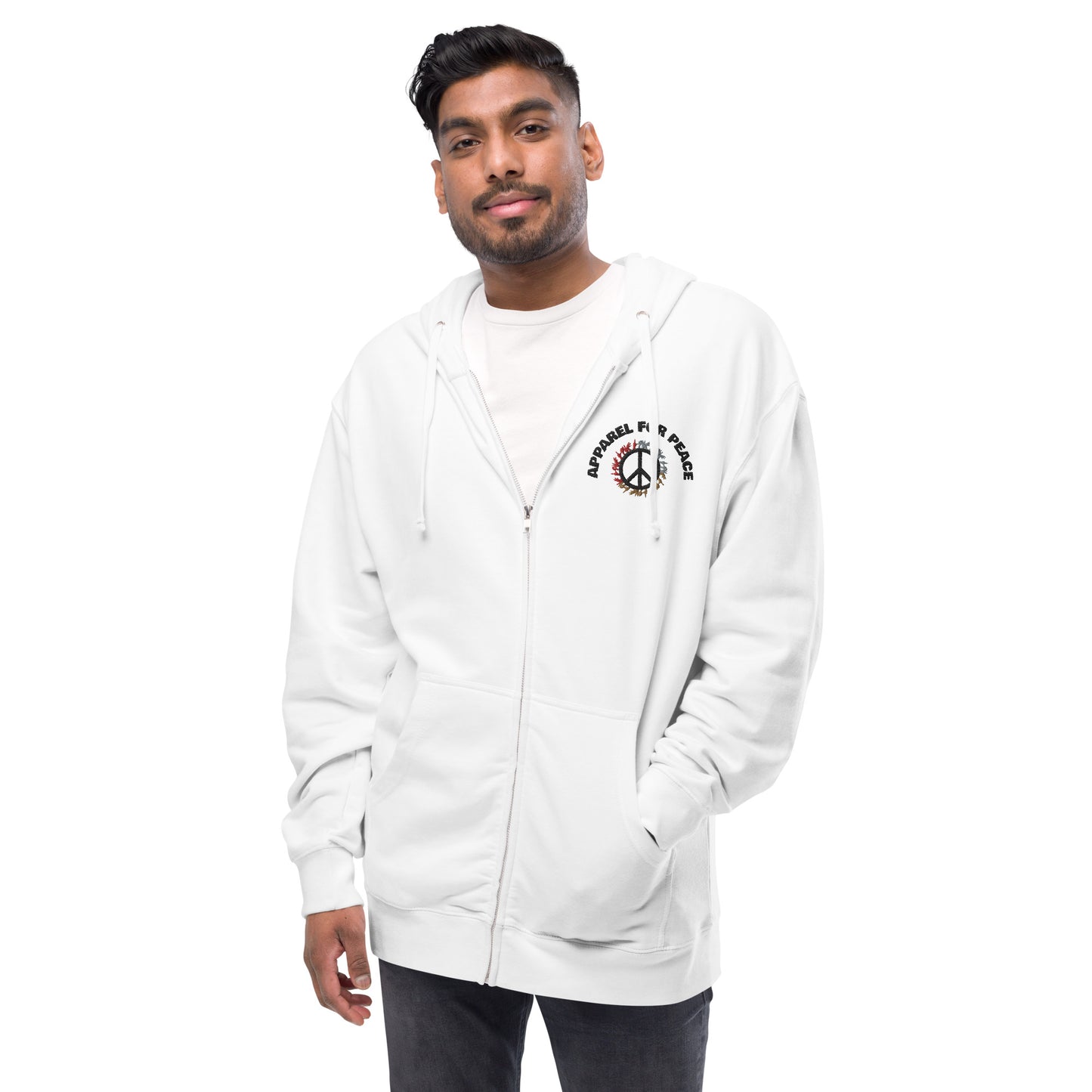 AFP Oside Unisex fleece zip up light hoodie