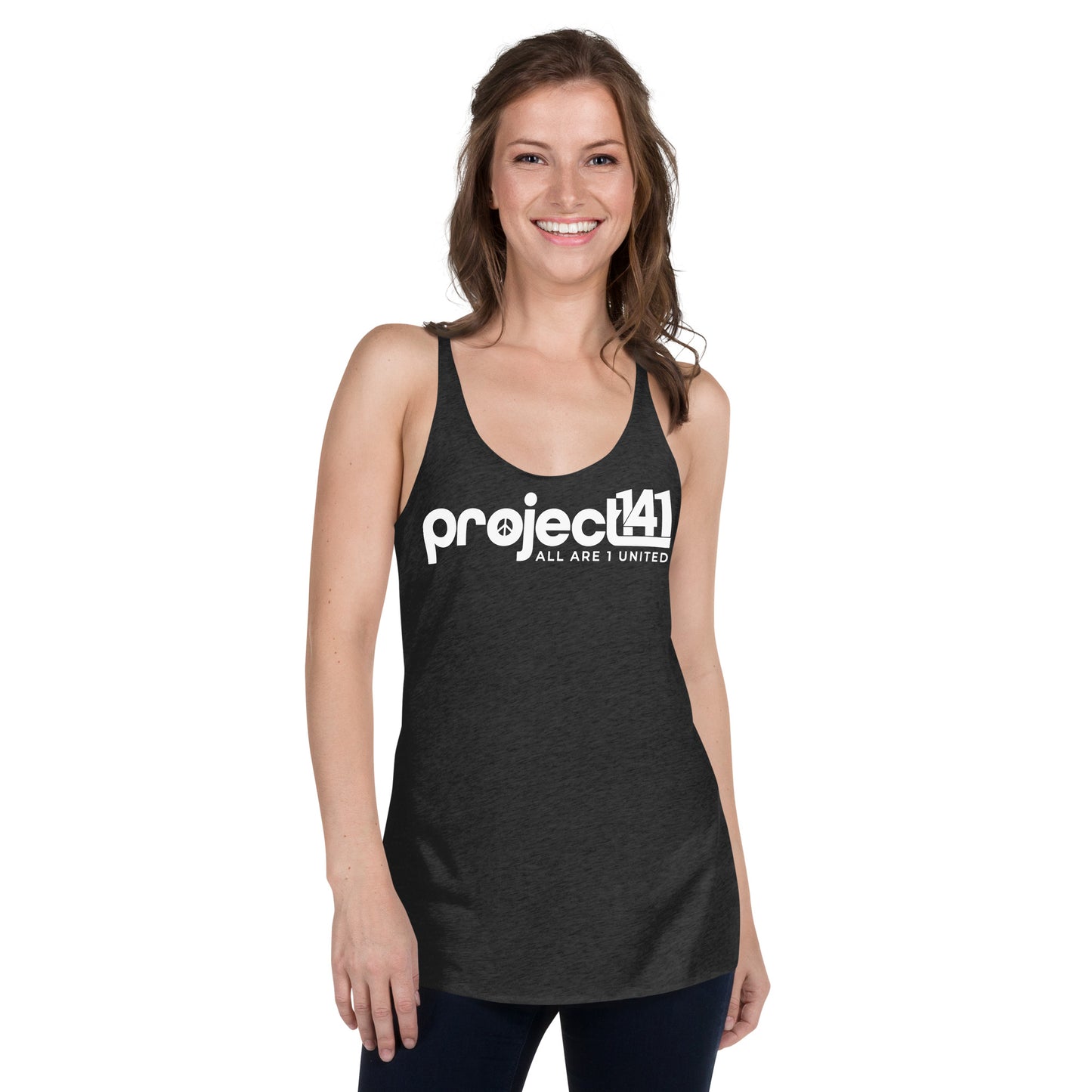 P141 Women's Racerback Dark Tank