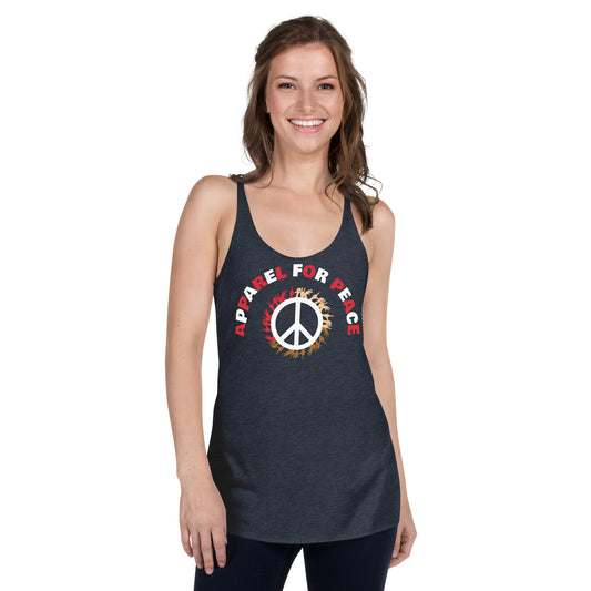 AFP 4th July One Love Women's Racerback Tank